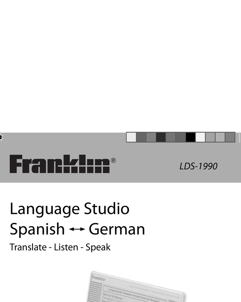 Franklin LDS-1990 User manual