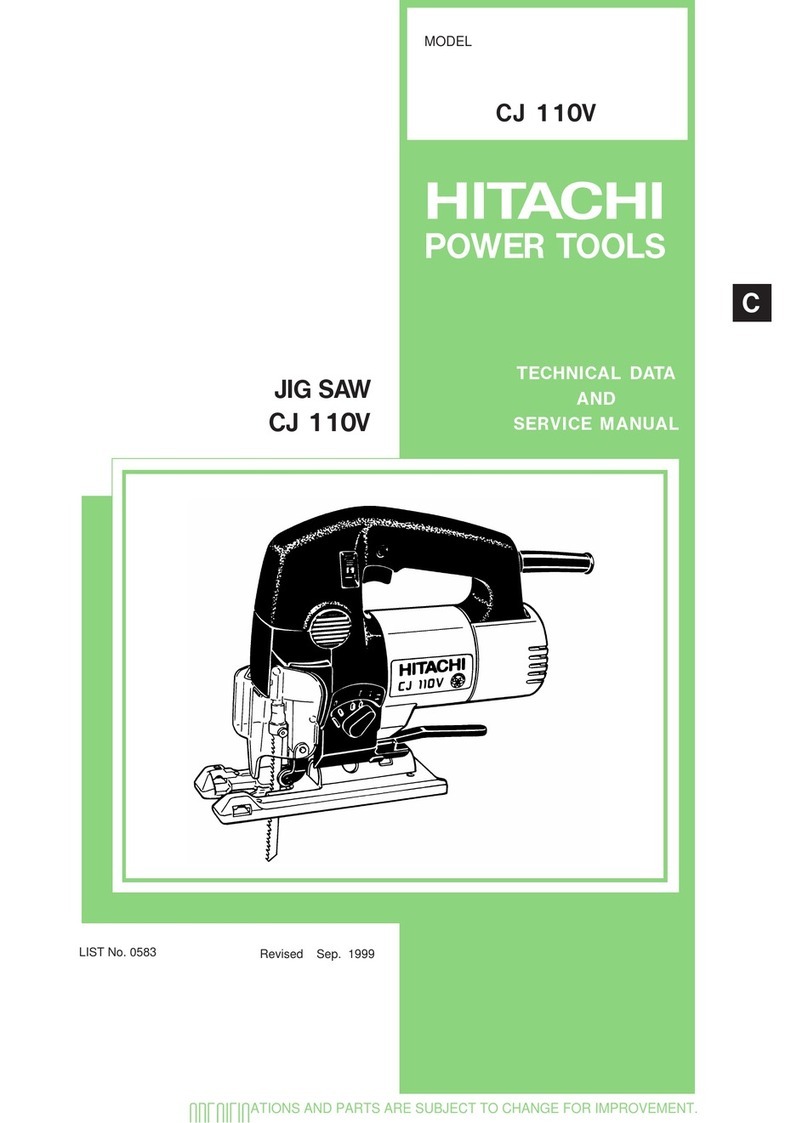 Hitachi CJ 110V Manual