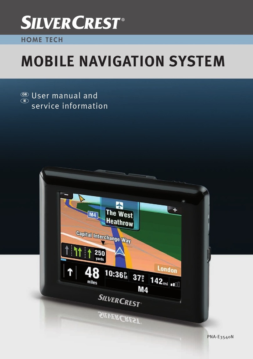 Silvercrest PNA-E3540N User manual and service information