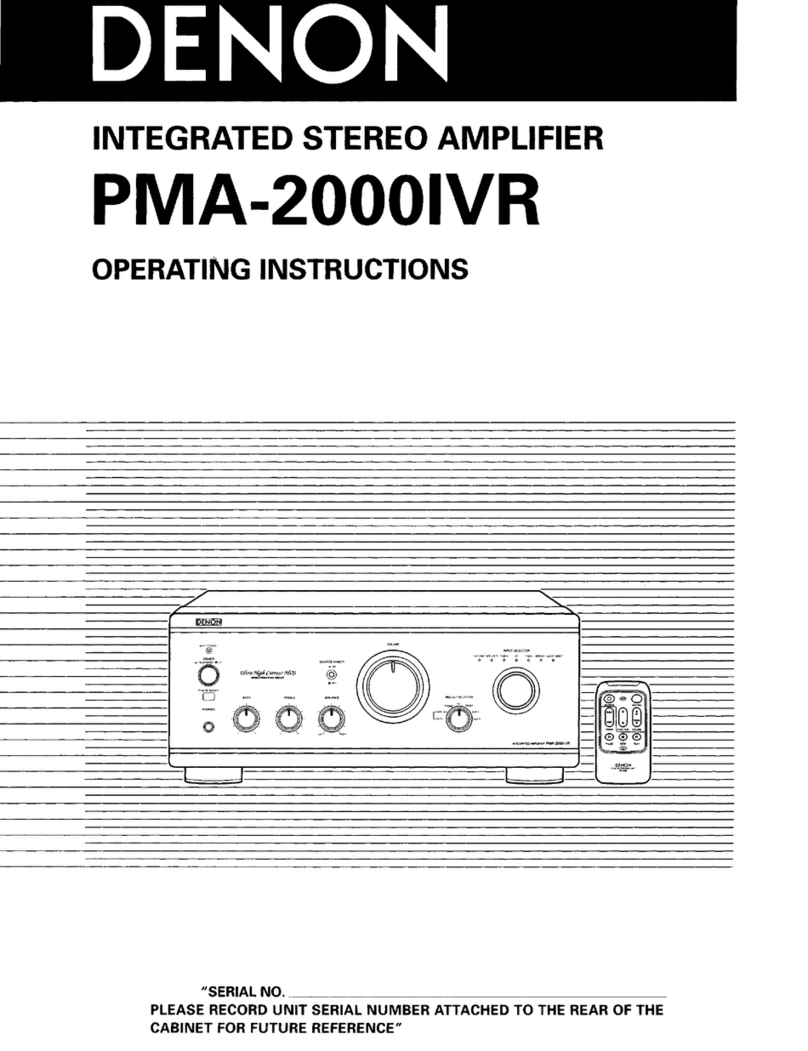 Denon PMA-2000IVR User manual