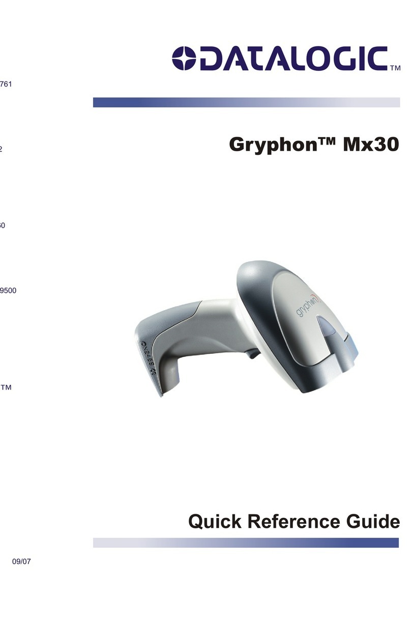 Datalogic GRYPHON Mx30 Quick reference guide