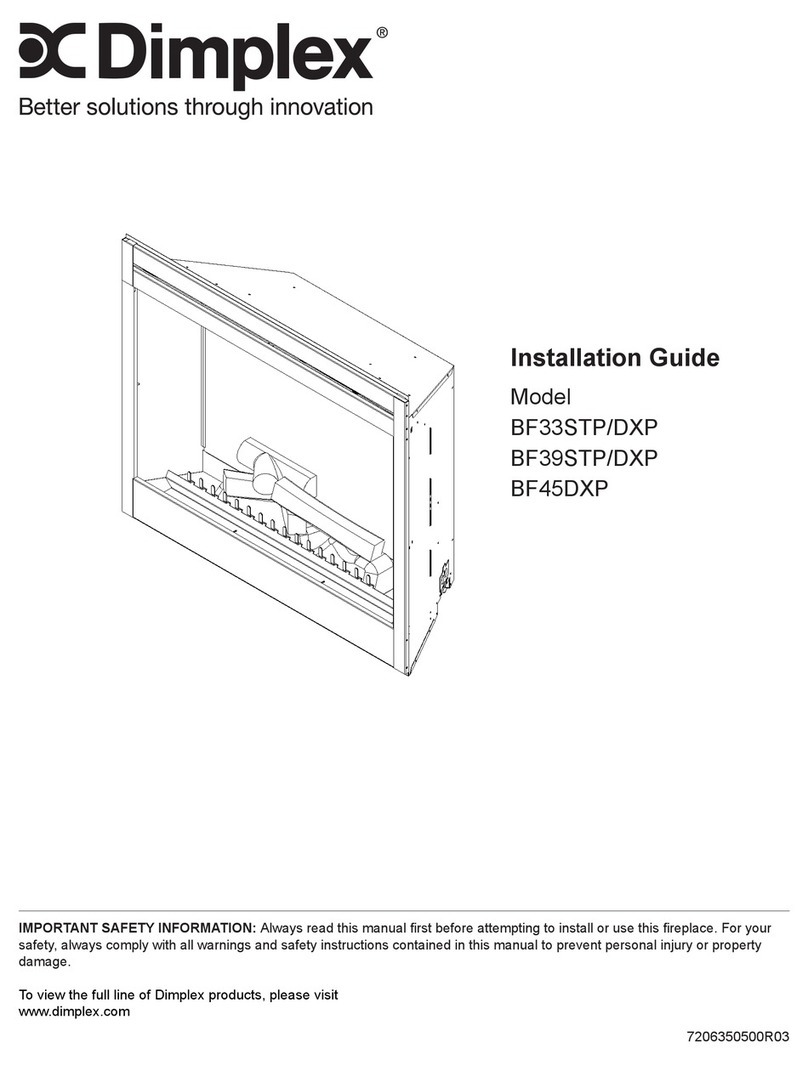 Dimplex BF33STP/DXP User manual Dimplex BF33STP/DXP User manual