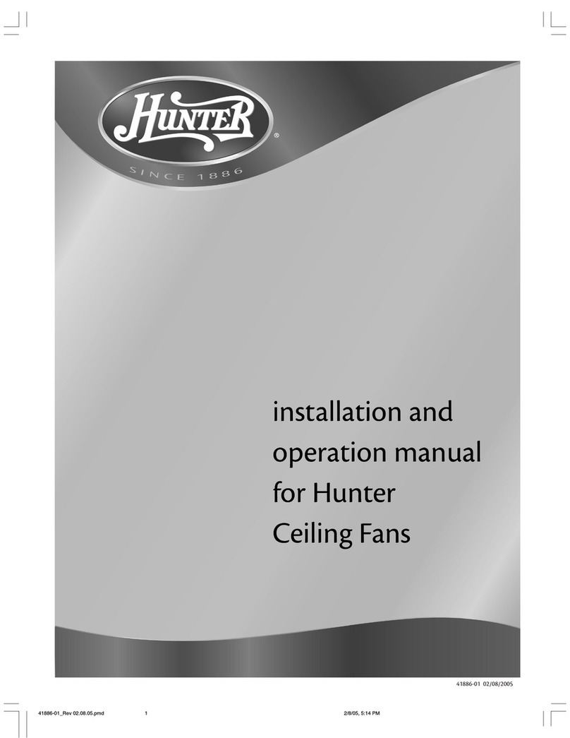 Hunter Hunter Ceiling Fan User manual