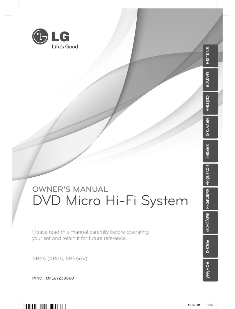LG XB66 User manual