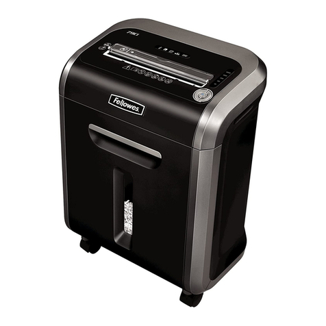 Fellowes POWERSHRED 79Ci instructions
