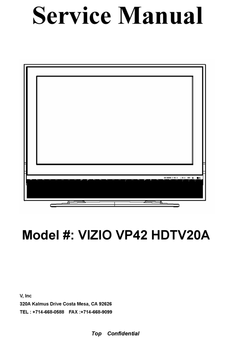 Vizio VP42 HDTV20A User manual