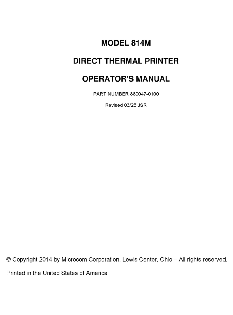 Microcom 814M User manual