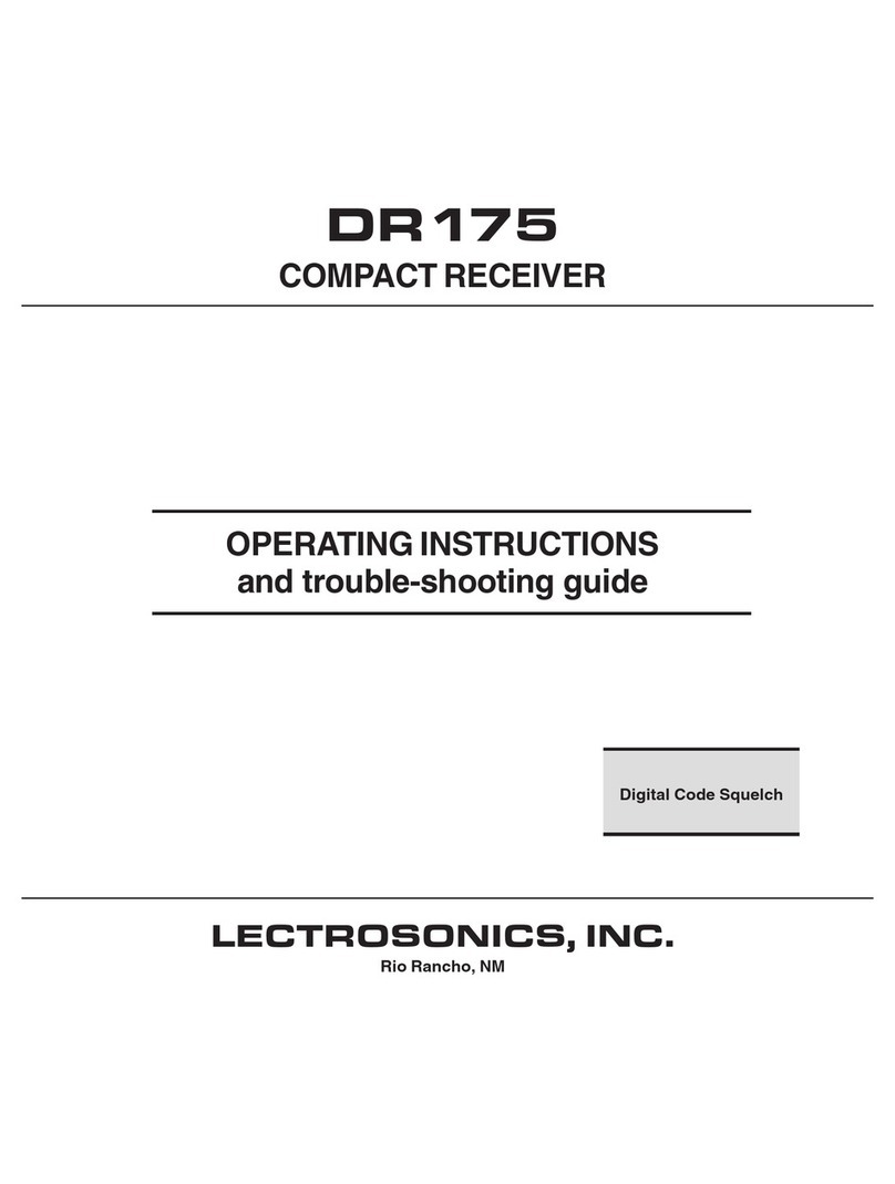 Lectrosonics DR175 User manual