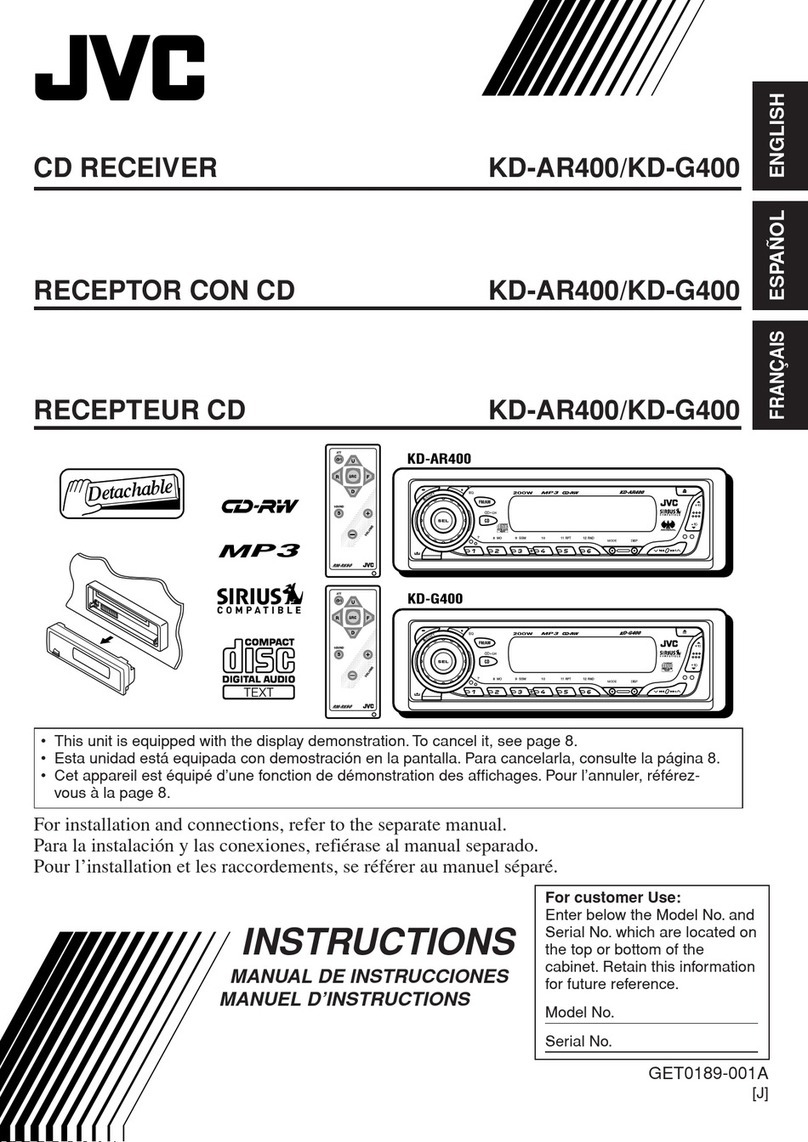 JVC KD-AR400 User manual