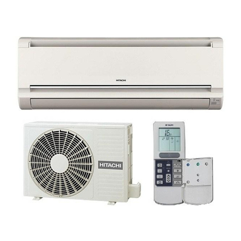 Hitachi RAS-E10H3 User manual
