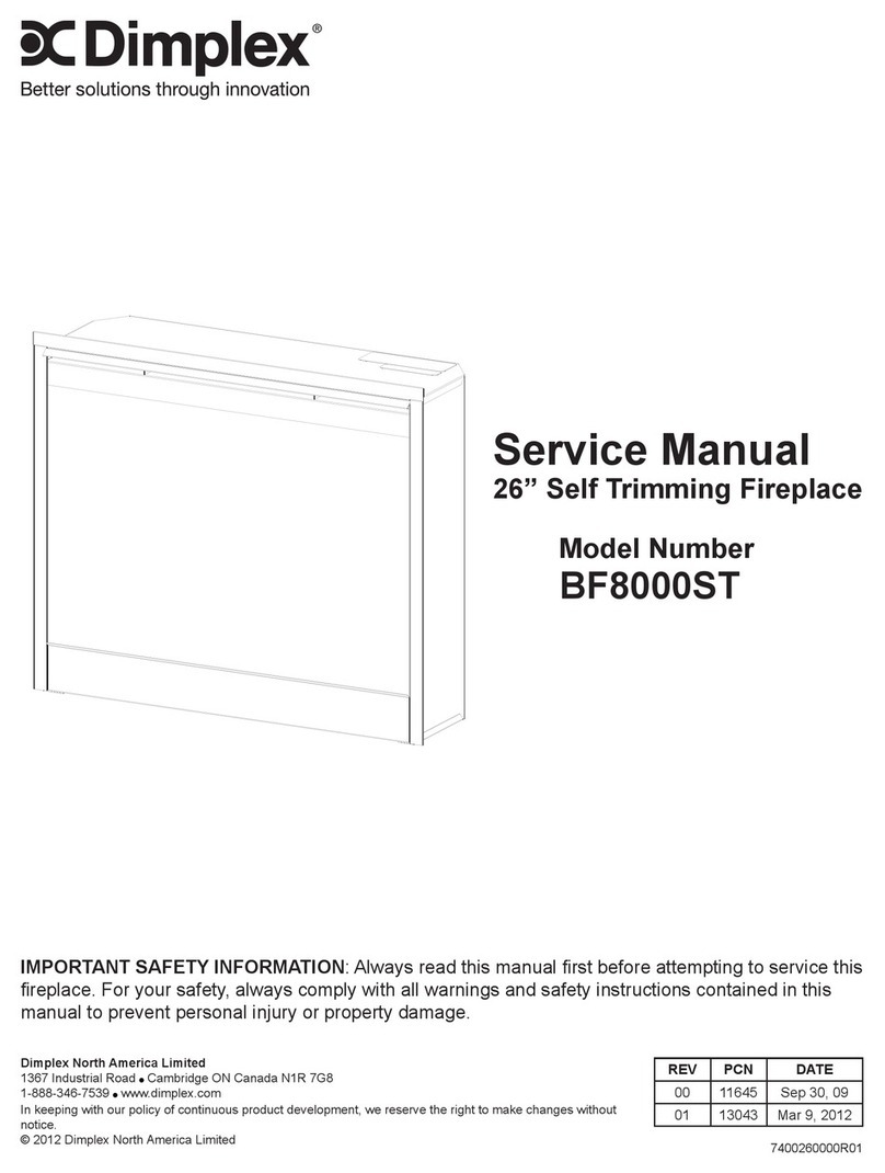 Dimplex BF8000ST Service manual