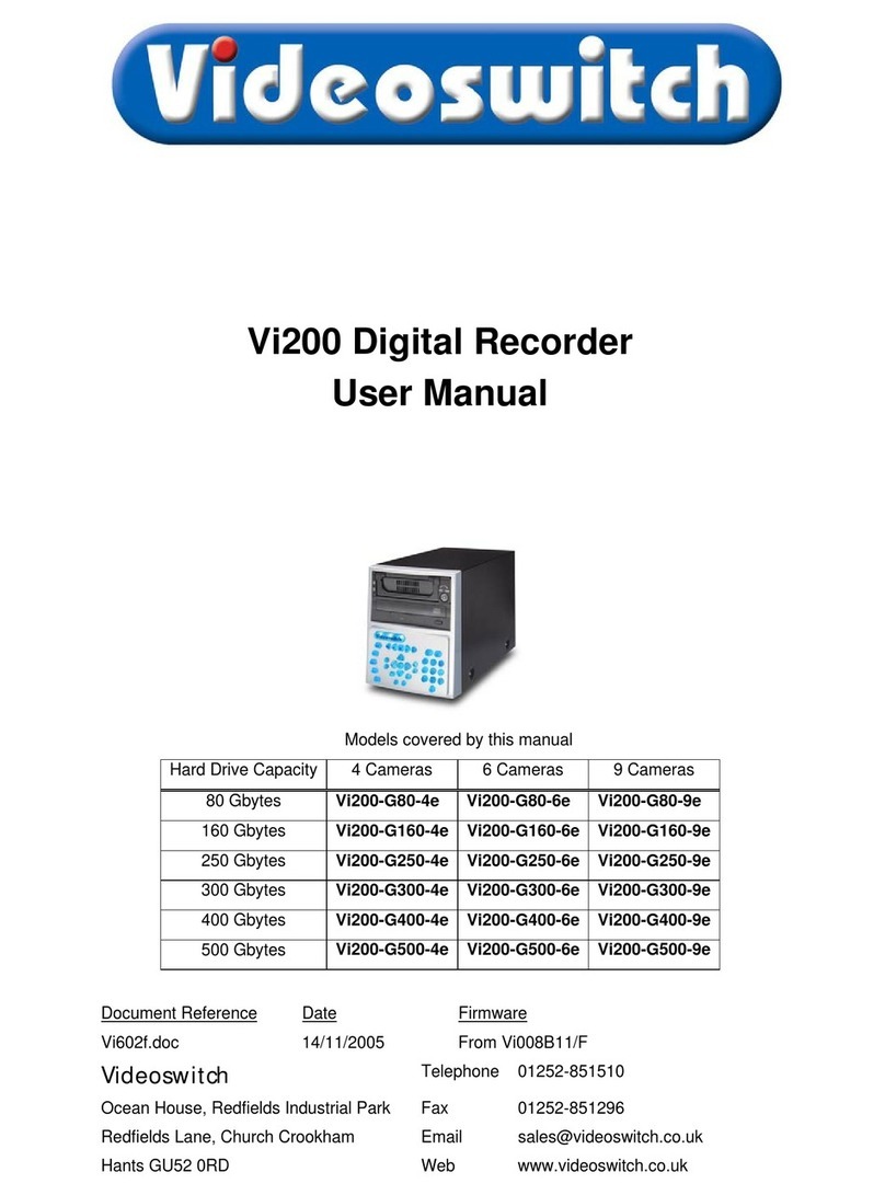 Videoswitch Vi200 user manual