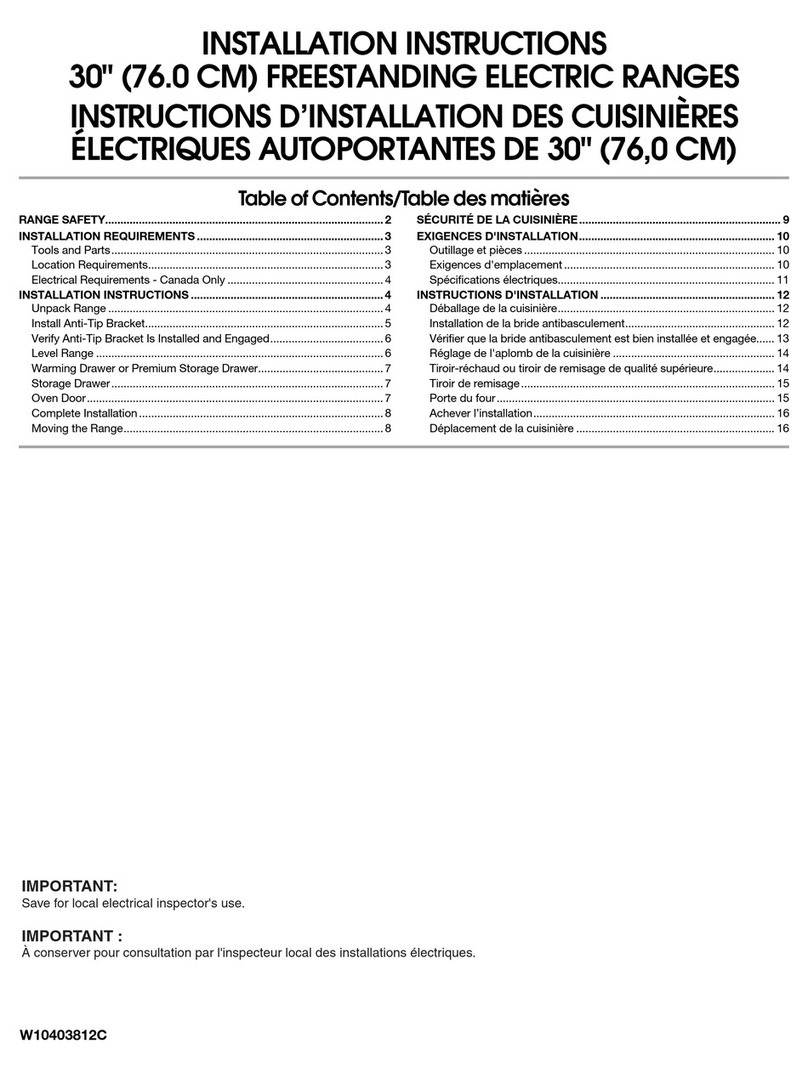 Whirlpool W10403812C installation instructions Whirlpool W10403812C installation instructions