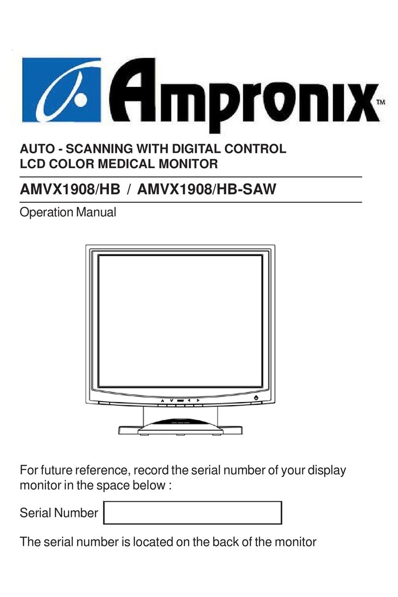 Ampronix AMVX1908/HB Operation manual