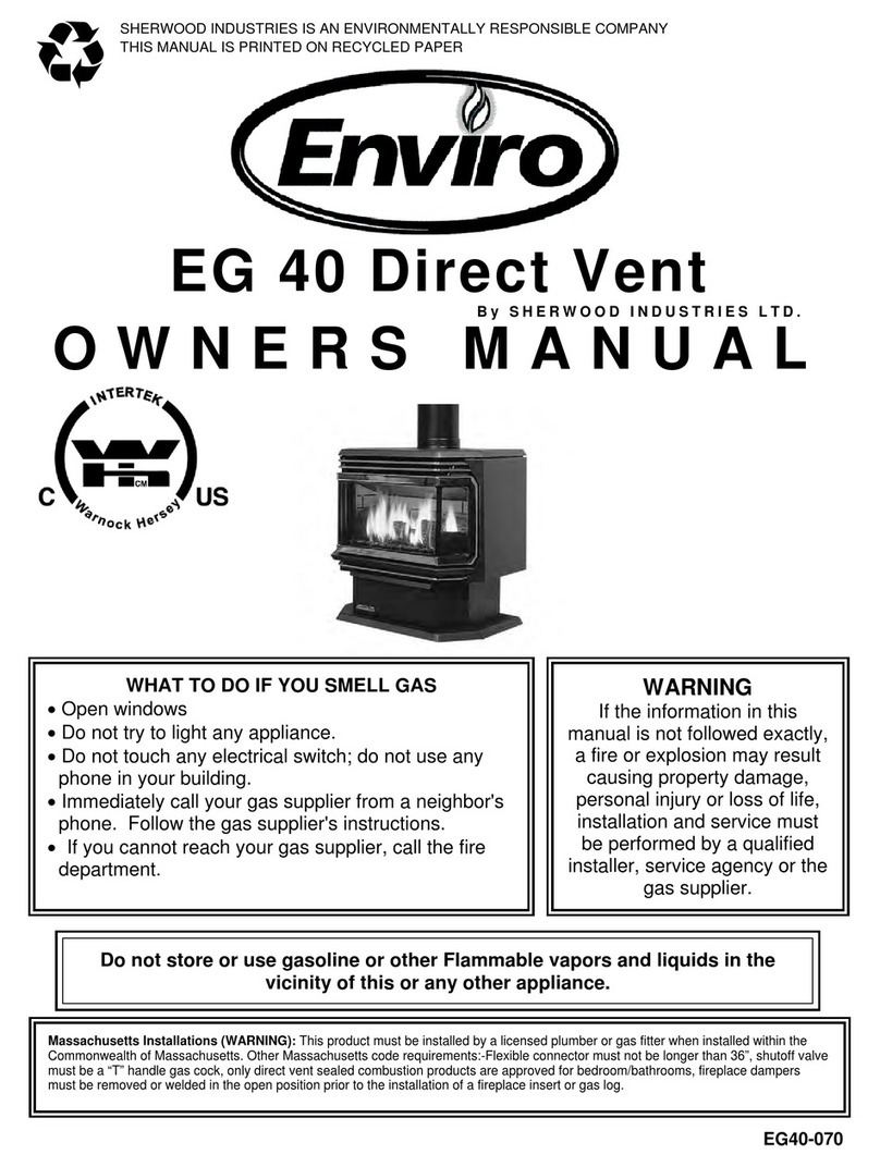 Enviro EG-40 owner's manual