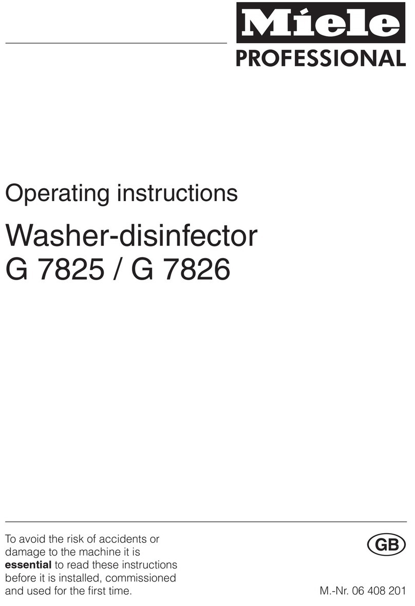 Miele G 7825 User manual