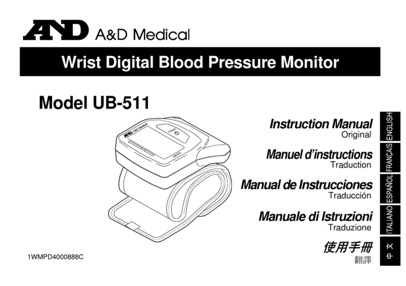 A&D UB-511 instruction manual