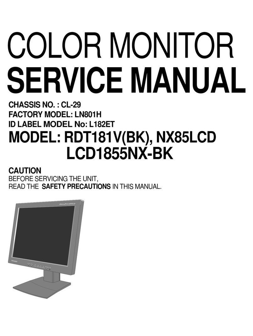 Mitsubishi LCD1855NX-BK User manual