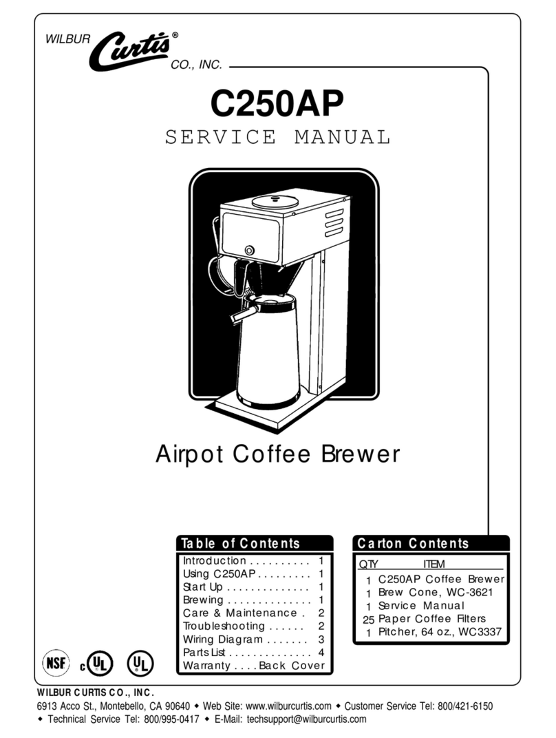 Curtis C250AP User manual