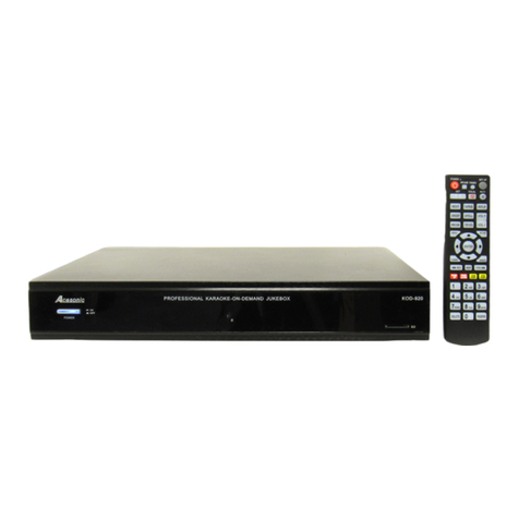 Acesonic KOD-920 User manual