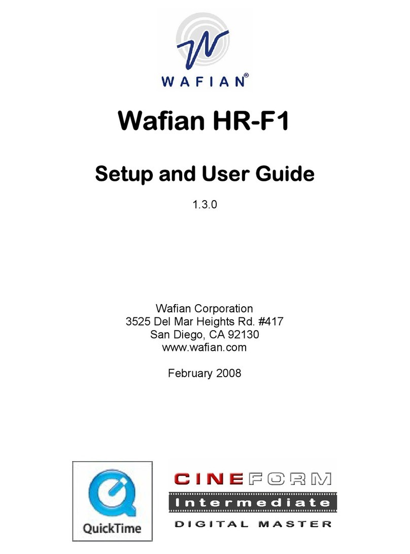 Wafian HR-F1 Setup and user guide