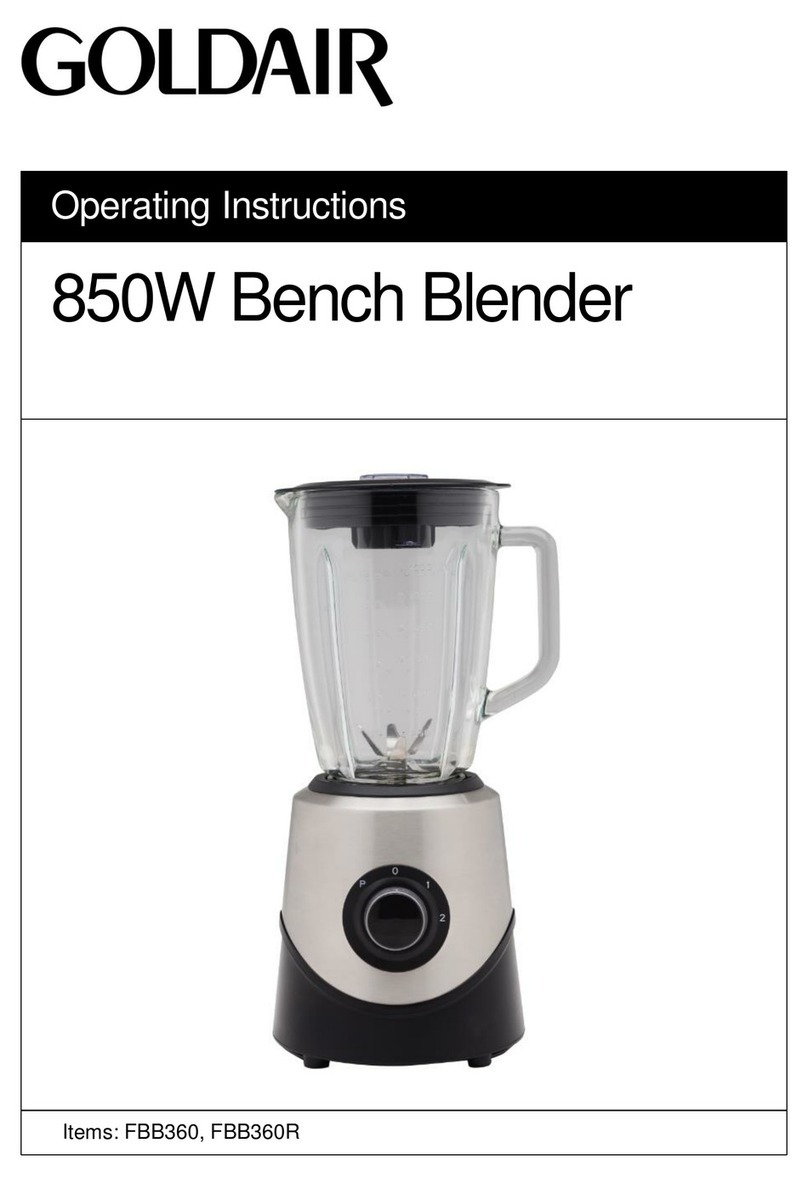 Goldair FBB360 User manual