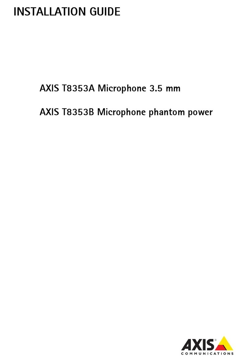 Axis T8353A installation guide