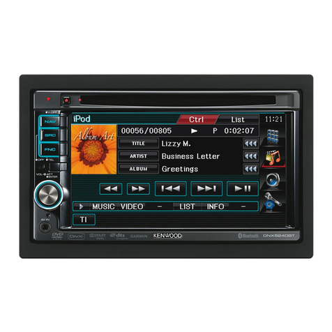 Kenwood DNX5240BT User manual