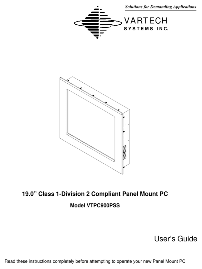 VarTech Systems VTPC900PSS User manual
