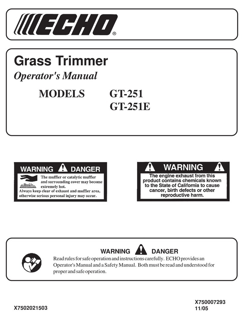 Echo GT-25l User manual