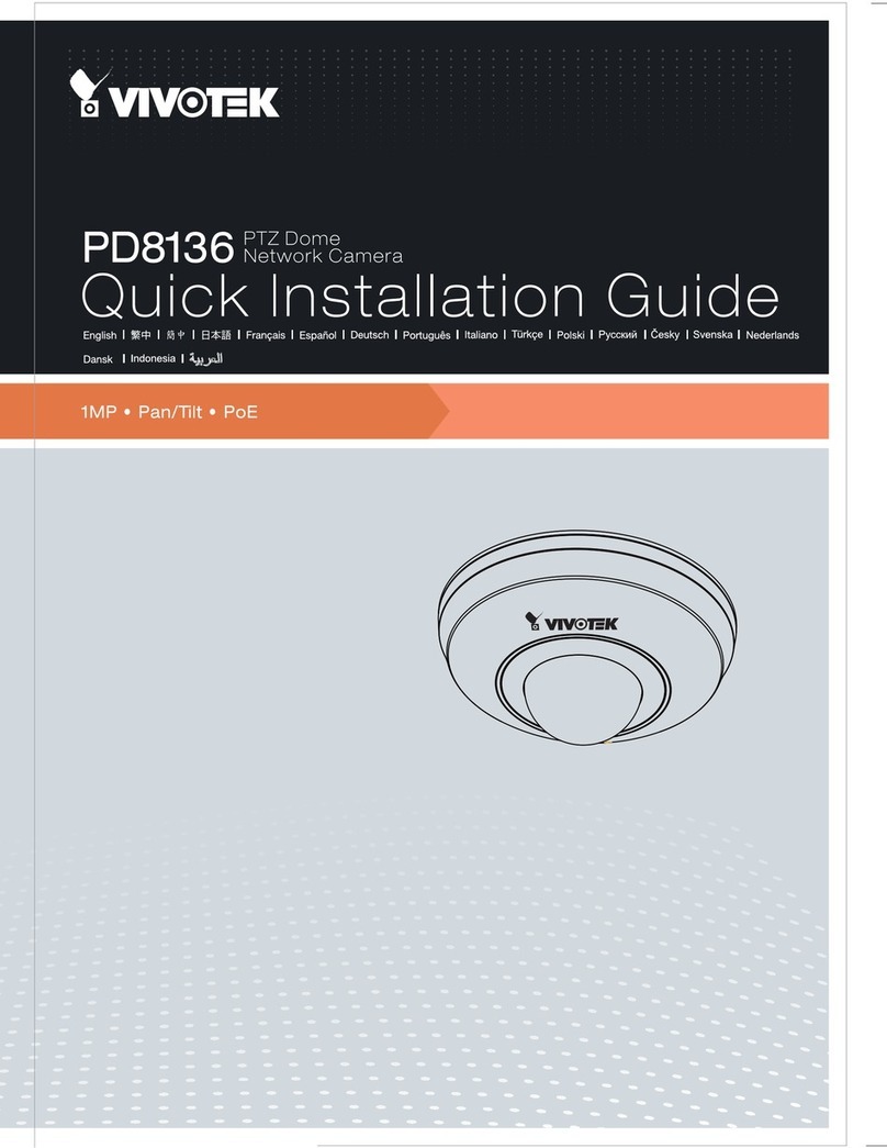 Vivotek PD8136 User manual