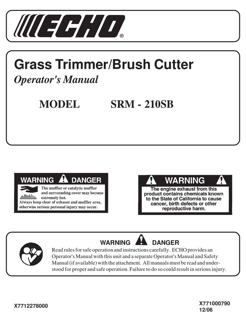 Echo SRM-210SB User manual