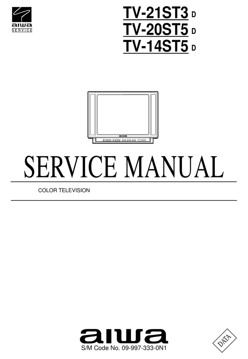 Aiwa TV-21ST3 Service manual