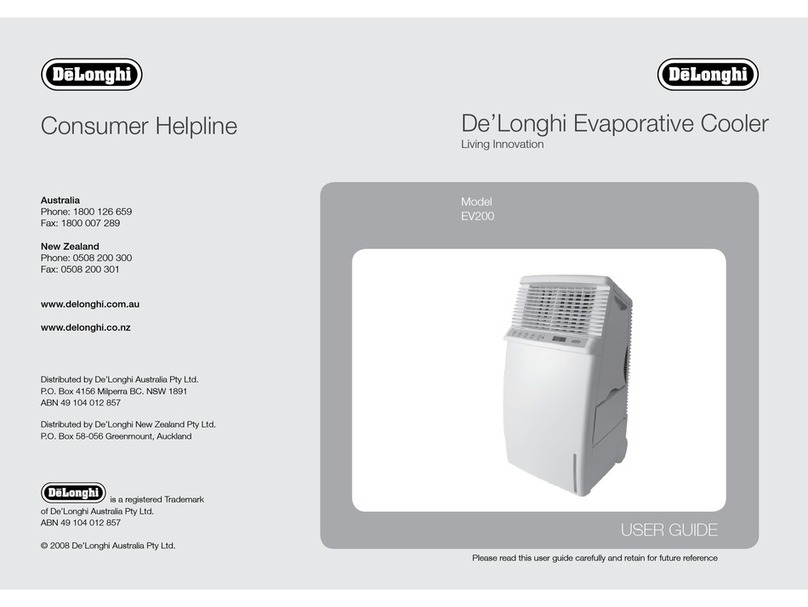 DeLonghi EV200 User manual
