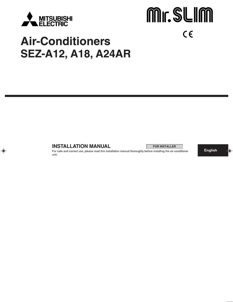 Mitsubishi Electric SEZ-A12 User manual