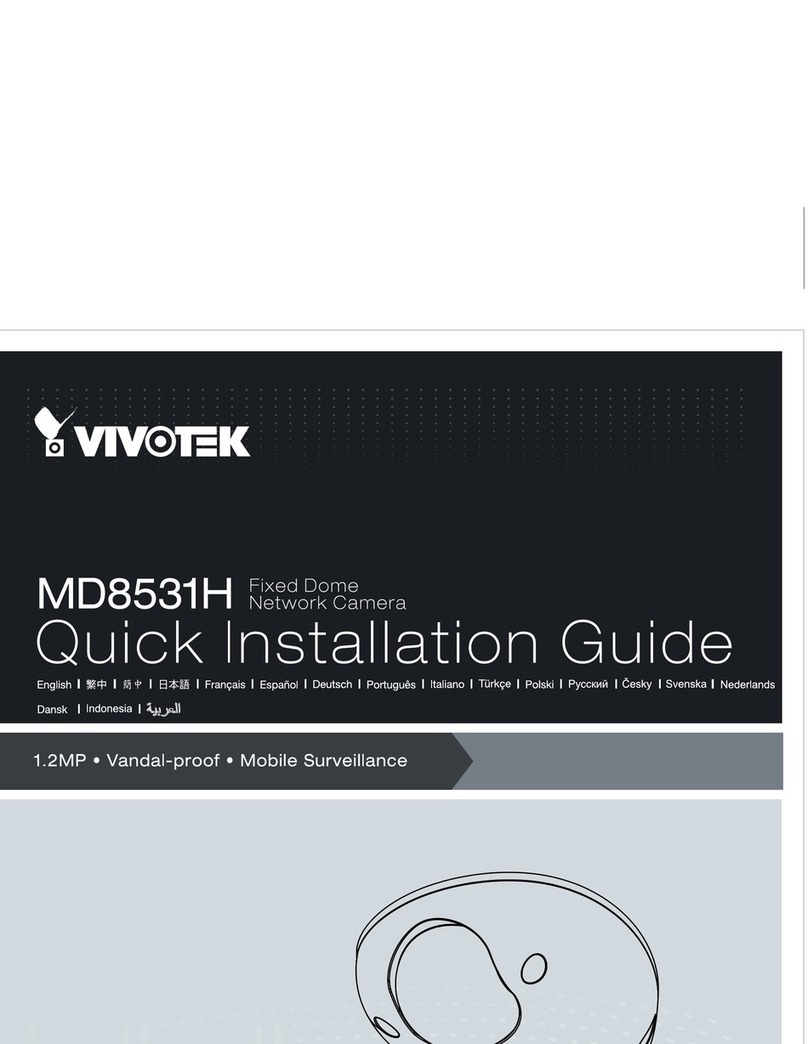 Vivotek Supreme MD8531H User manual