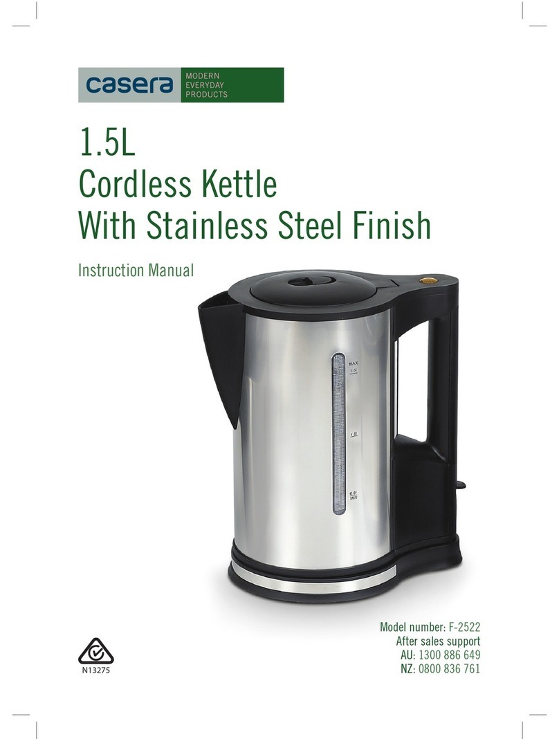 Casera F-2522 instruction manual