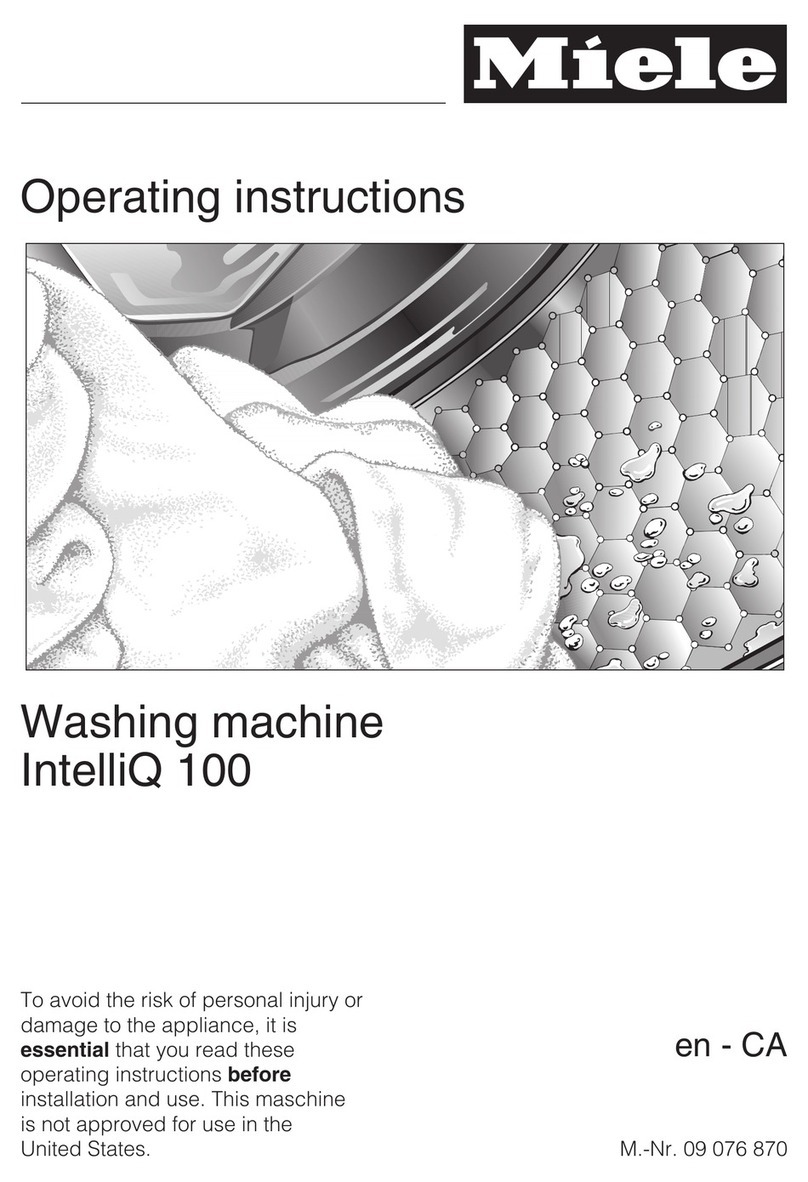 Miele IntelliQ 100 operating instructions