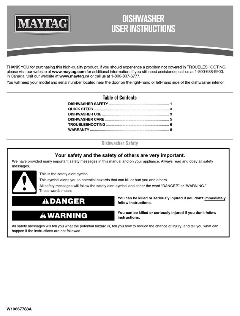 Maytag W10667788A User manual
