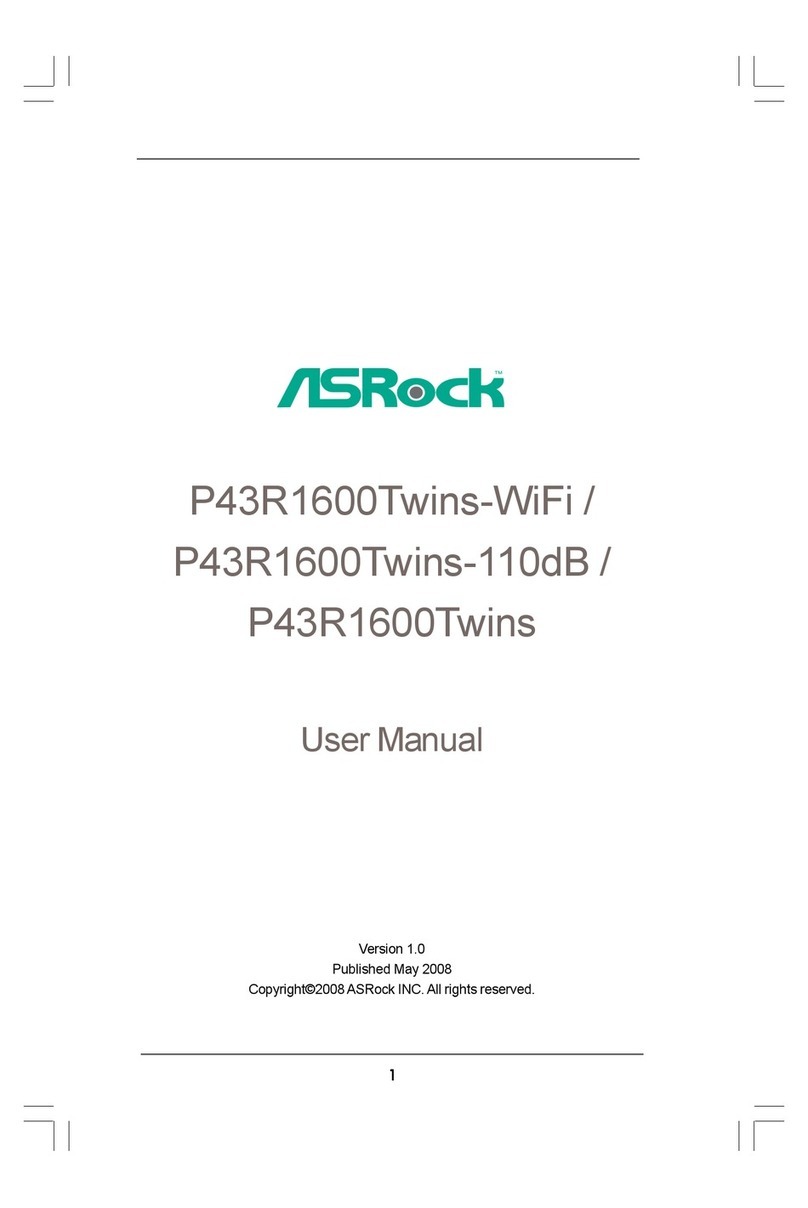 ASROCK P43R1600TWINS-WIFI user manual