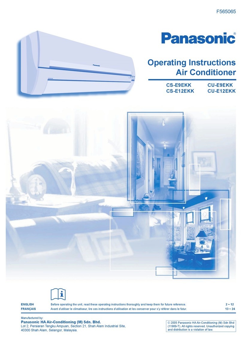 Panasonic CS-E9EKK User manual