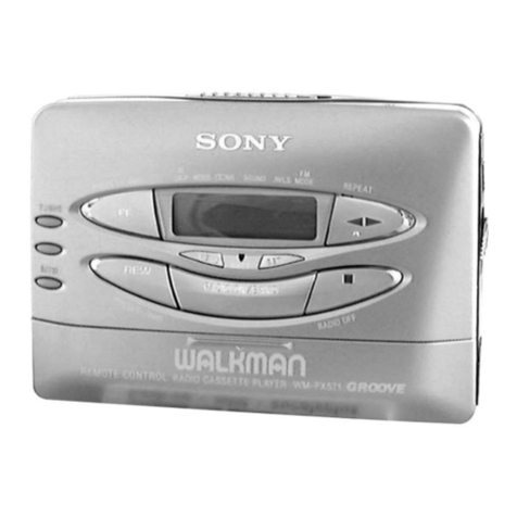Sony Walkman WM-FX571 Service manual