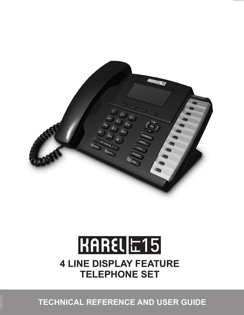 Karel FT 15 Technical reference and user's guide