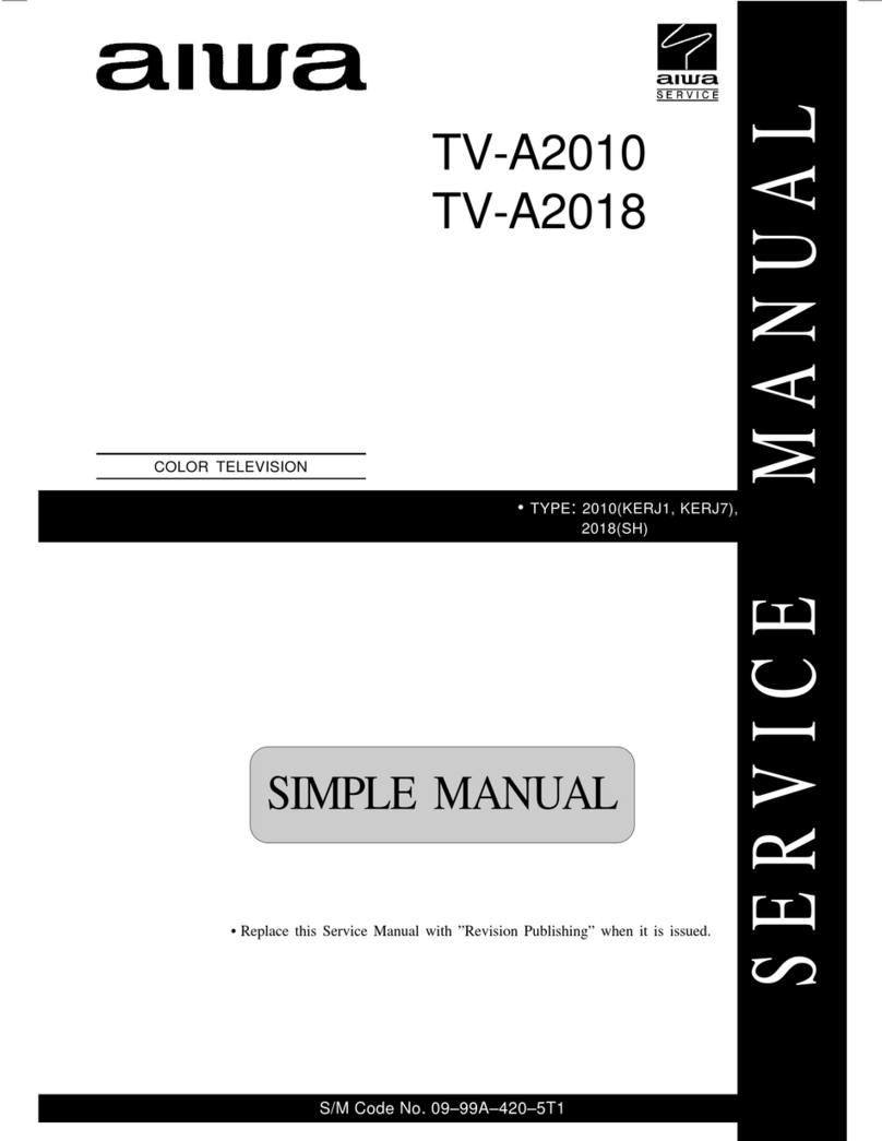 Aiwa TV-A2010 User manual
