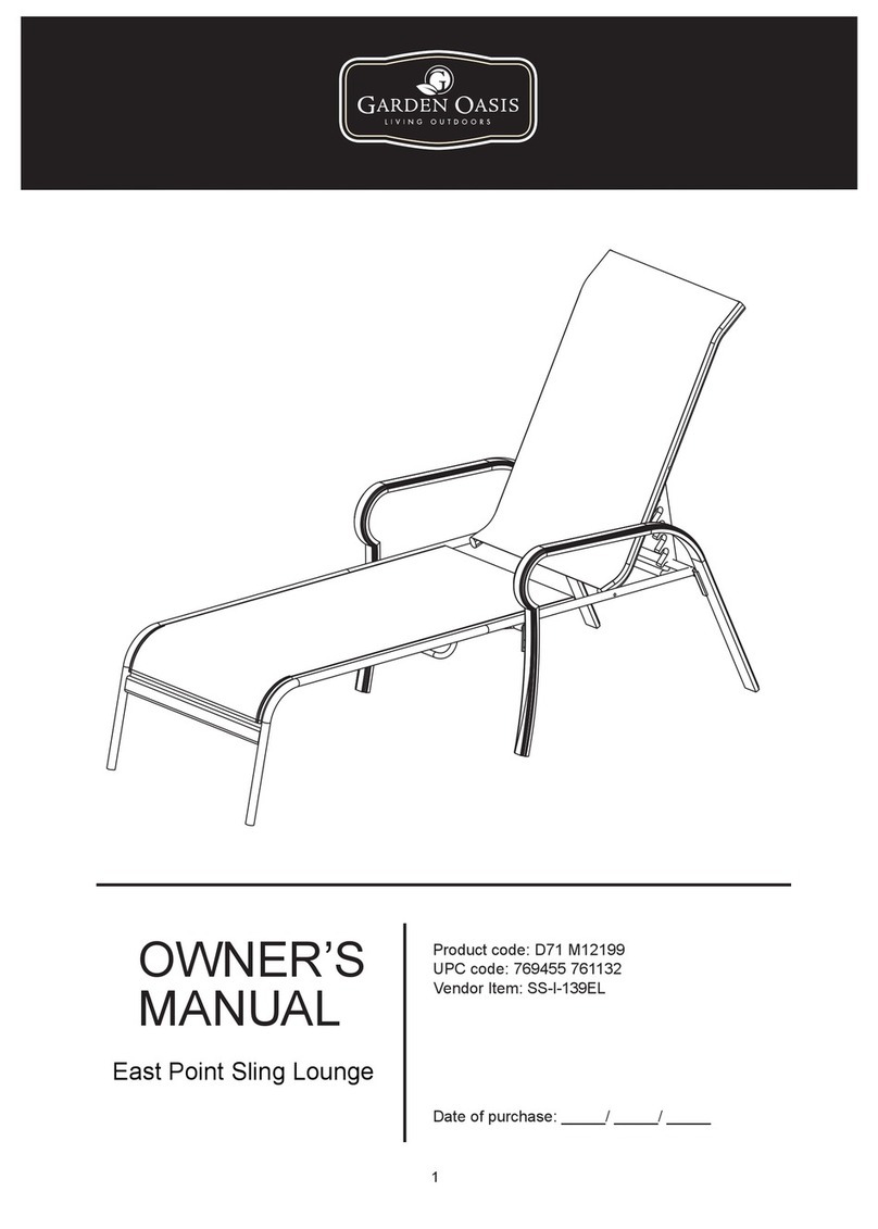 Garden Oasis D71 M1219 User manual