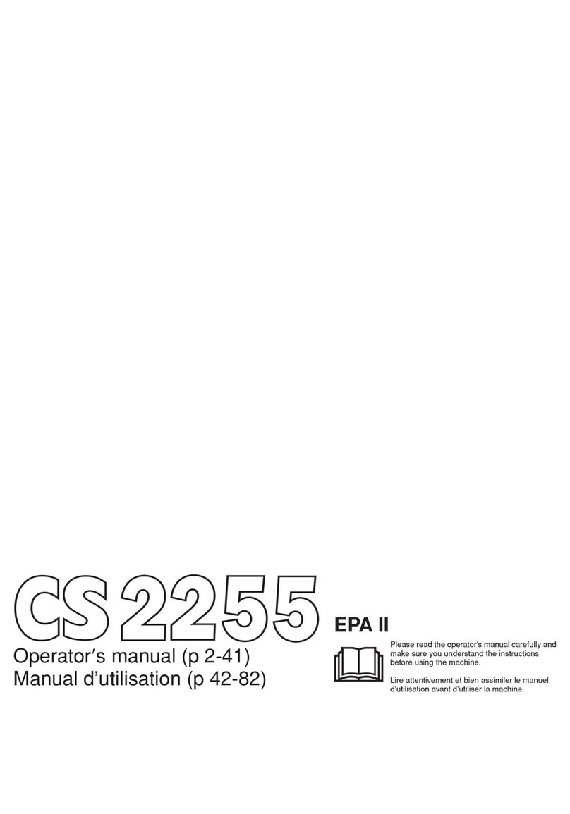 Jonsered CS 2255 Operator's manual