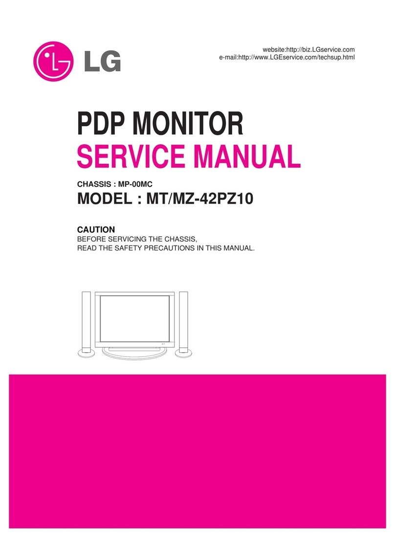 LG MT-42PZ10 User manual