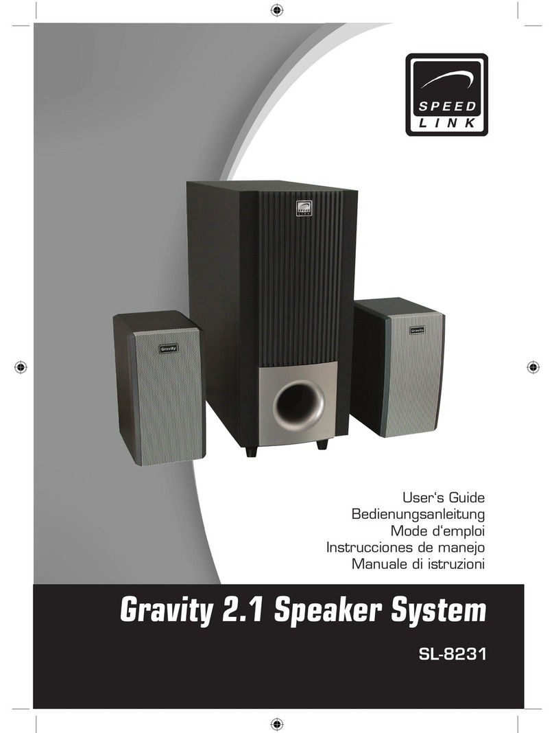 Speed Link Gravity SL-8231 User manual