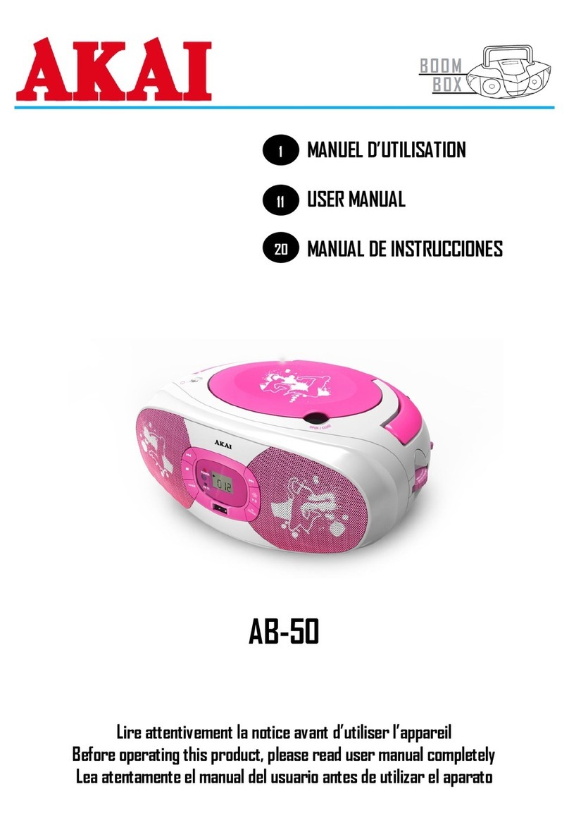 Akai AB-50 user manual