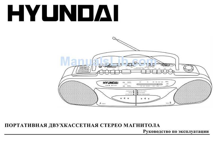 Hyundai H-2203 instruction manual